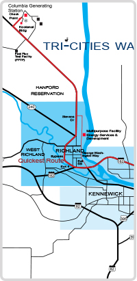 Tri-Cities Map
