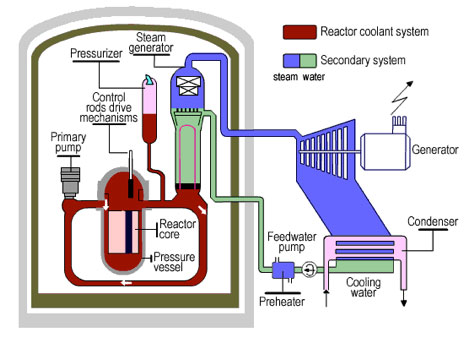 Diagram of a Nuclear Power Plant