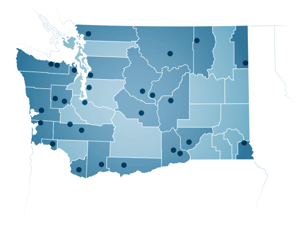 Energy Northwest Member Utility Map