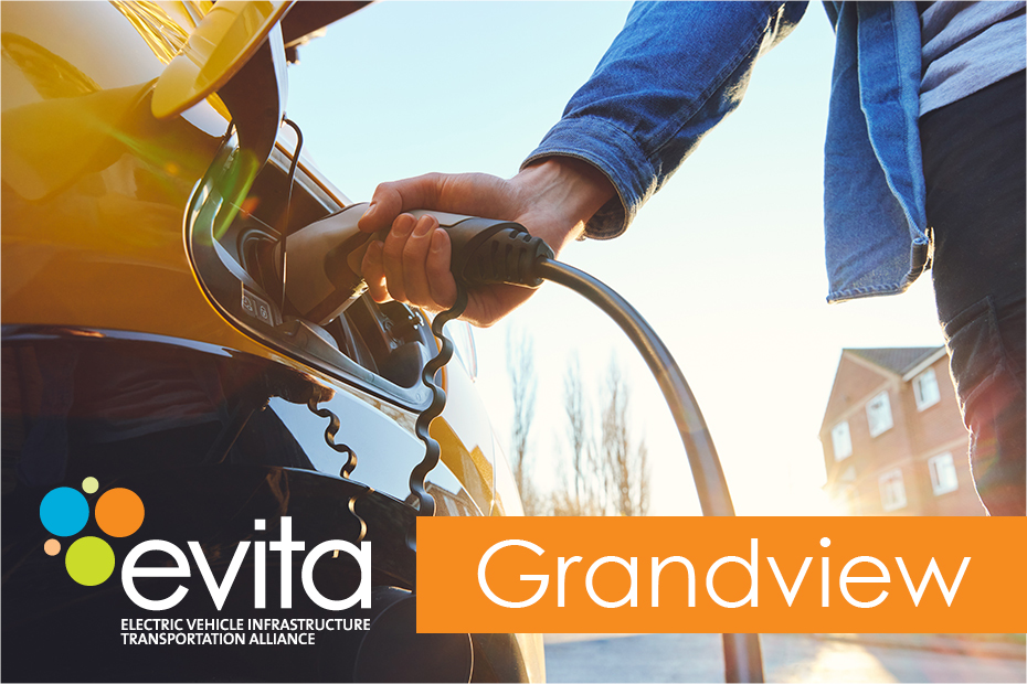 New EV charging station online in Grandview